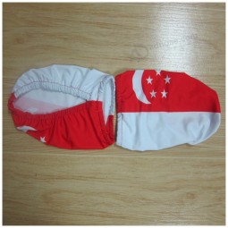 professional customized car side mirror singapore flag cover