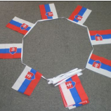 bandeiras de bandeira de estamenha do país Eslováquia para celebração