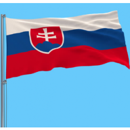 Polyester Material National Slovakia National Country Flag