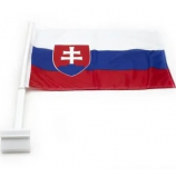 Promotional Flag Slovakia Car windows Hooder flag