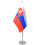 High Quality Polyester Table Top Slovakia Meeting Flag