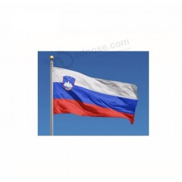 Stock printed polyester slovenia national flags