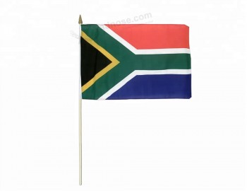billige Polyester Südafrika Hand Flagge