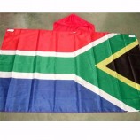 Copa del mundo Sudáfrica bandera cuerpo fanáticos del fútbol bandera del cabo con alta calidad