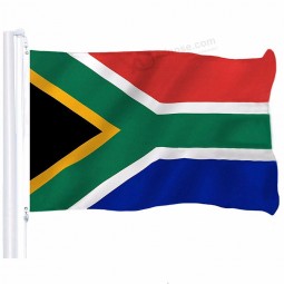 Bandeira nacional da república da áfrica do sul por atacado quente 3x5 FT 90x150cm-cores vivas e UV desbotam-resistente - bandeira de poliéster