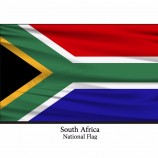 Gran calidad al por mayor precio barato Sudáfrica bandera del país y la bandera nacional