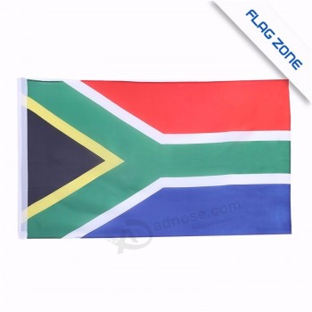 Venta caliente estilo de moda colorida celebración duradera plegable bandera nacional de sudáfrica