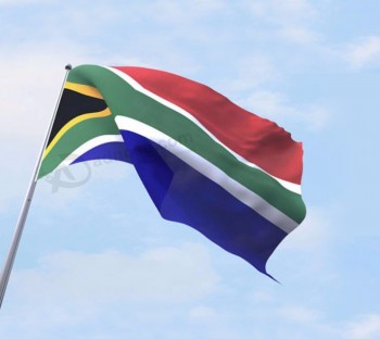 bandiera su misura del fan di pubblicità nazionale all'ingrosso della bandiera della Sudafrica