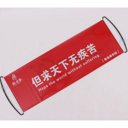 intrekbare concave afdrukken scrolling roll banner