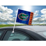 bandeiras personalizadas por atacado da equipe para carros com pólo de bandeira da janela de carro