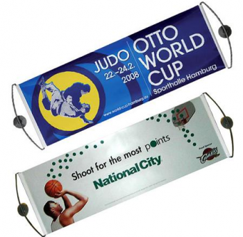 sport tenuto in mano personalizzato roll Up banner incoraggiante