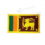 3x5ft preço barato alta qualidade bandeira do Sri lanka com dois ilhós / 90 * 150 cm todas as bandeiras do mundo condado