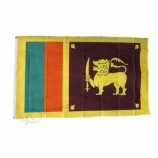 Highest quality factory custom 3x5 polyester Sri Lanka flag