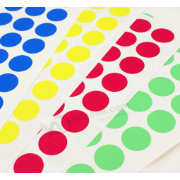 Good quality self adhesive small paper color dot sticker