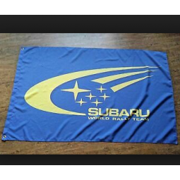 Polyester Digital Printing 3x5ft Custom Logo Subaru Flag