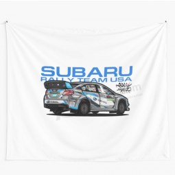 Custom Size Subaru Racing Banner Subaru Polyester Flag
