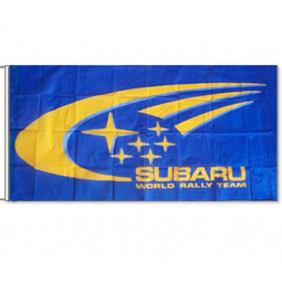 hoge kwaliteit gebreide polyester subaru logo banner