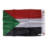 Custom 100% polyester Sudan national country flag