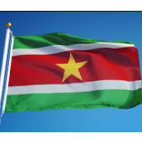 promotion Suriname country flag polyester fabric national Suriname Surinamese flag