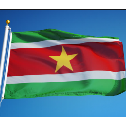 promotion Suriname country flag polyester fabric national Suriname Surinamese flag