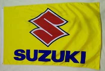 Suzuki Motorcycle Flag 3' X 5' Moto Bike Indoor Outdoor Banner
