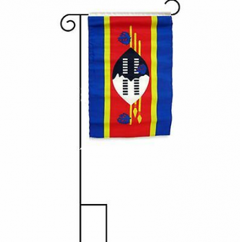 Polyester Low Price Swaziland National garden Flag with Pole