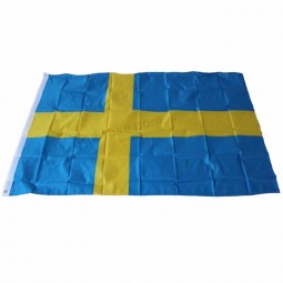 Polyester Most Popular Promotional High Quality Design National Sweden Flag
