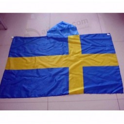 Sweden Football Fan Body Flag with Long Sleeve