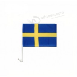 High Quality Sweden Car Flag with cheap price