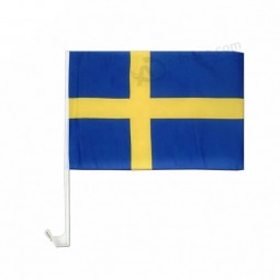 Newest Custom New Model Sweden Car Flag
