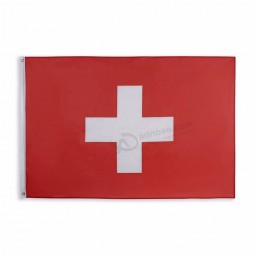 3x5 Ft Polyester Large Printed Double Stitched Switzerland Swiss Flag
