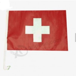 Swiss Country Car Window Flag for Sale