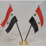 Custom national table flag of Syria country desk flags