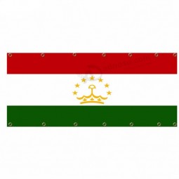Cheap price nylon fabric Tajikistan mesh flag