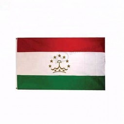 Печать флагов полиэфира страны 3 * 5ft Таджикистана