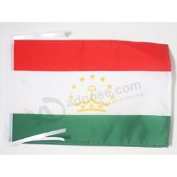 Tajikistan Flag 18'' x 12'' Cords - Tajik Small Flags 30 x 45cm - Banner 18x12 in
