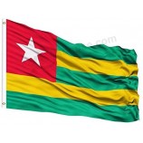 Togo Country Flag 3x5 ft Printed Polyester Fly Togo National Flag Banner with Brass Grommets