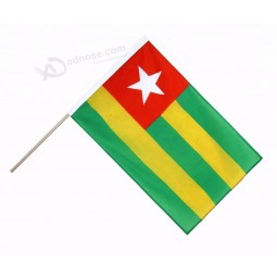 Cheap custom Togo hand waving flags