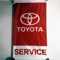 Car Shop Polyester Toyota Flag Toyota Advertising Banner