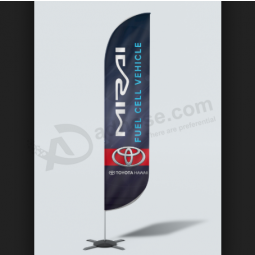 Hot Selling Toyota exhibition swooper flag outdoor