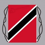 trinidad en tobago vlag ondergoed enkele tas met trekkoord