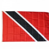 Polyester durable 3x5ft big Trinidad and Tobago flag with double stitching