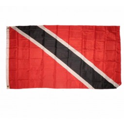 Best quality 3*5FT polyester Trinidad and Tobago  flag with two eyelets