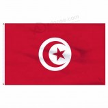 야외 매달려 튀니지 국기 내구성 튀니지 국기