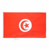 High quality polyester national flag of Tunisia