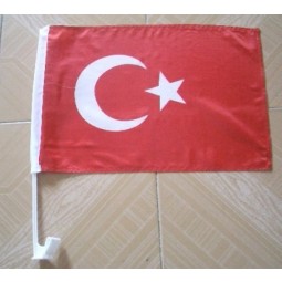 High quantity cheap Turkey car flag