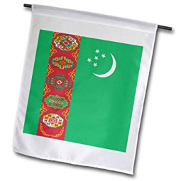 Turkmenistan national garden flag decorative Turkmenistan yard flag