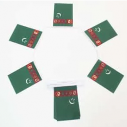 decoratieve turkmenistan nationale vlag bunting