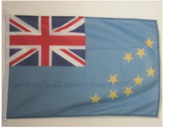TUVALU FLAG 2' x 3' for outdoor - TUVALUAN FLAGS 90 x 60 cm - BANNER 2x3 ft Knit