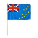 TUVALU 12X18 INCH STICK FLAG with cheap price